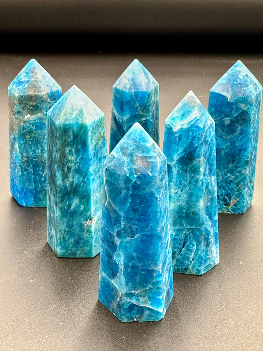Blue Apatite Points