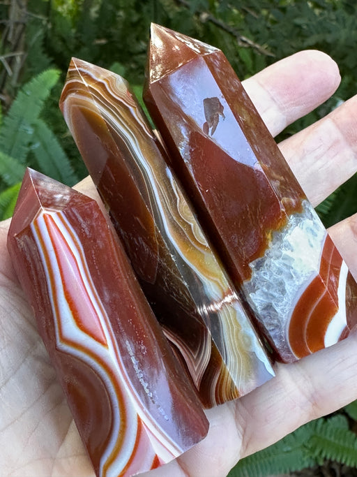 Carnelian Crystal Point Tower