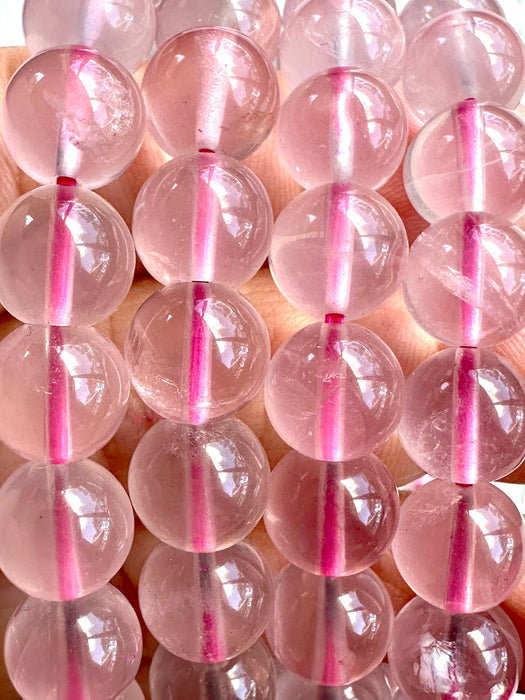 High Quality Star Rose Quartz Bead Bracelet