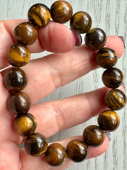 Tigers Eye Bead Bracelet