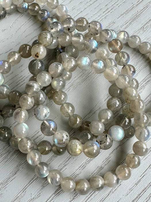 Labradorite Bead Bracelet