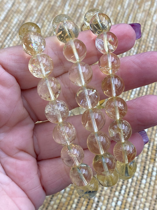 Citrine Bead Bracelet