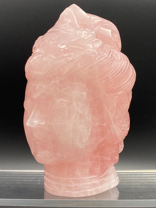 Rose Quartz Guan Yin Quan Yin Crystal