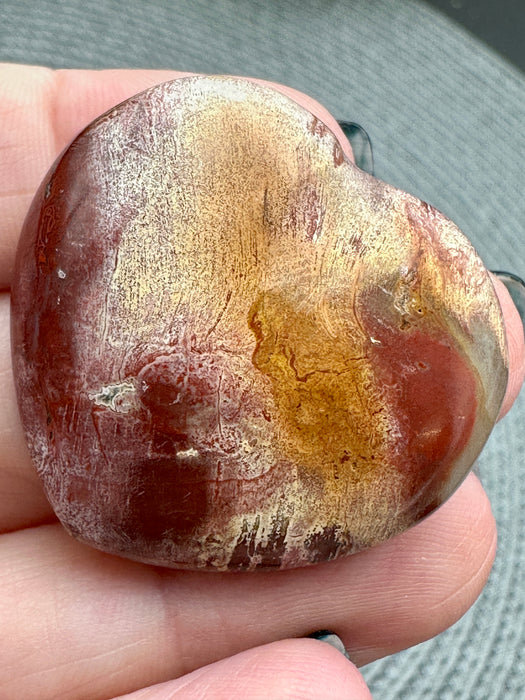 Petrified Wood Hearts - Various Choices