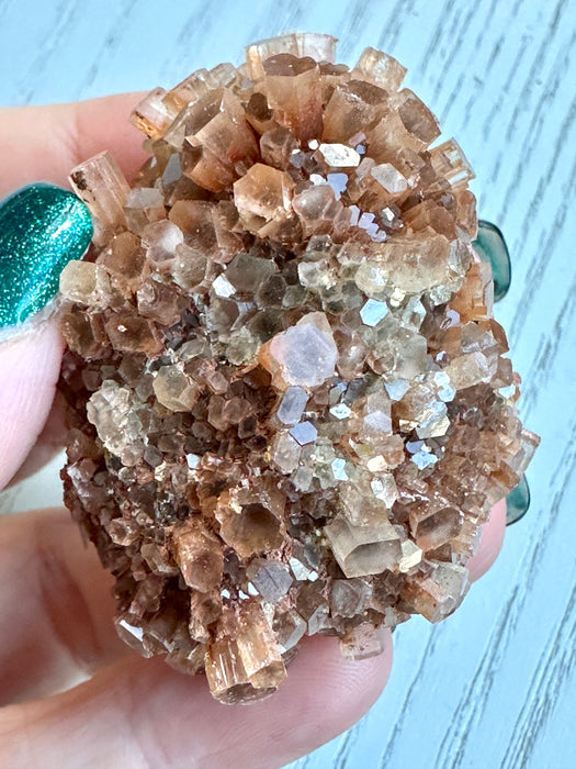 Orange 'Sputnik' Aragonite Raw Cluster Specimens - Various Choices