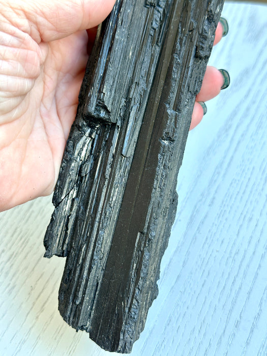 HUGE Black Tourmaline Raw Specimen - 740gm