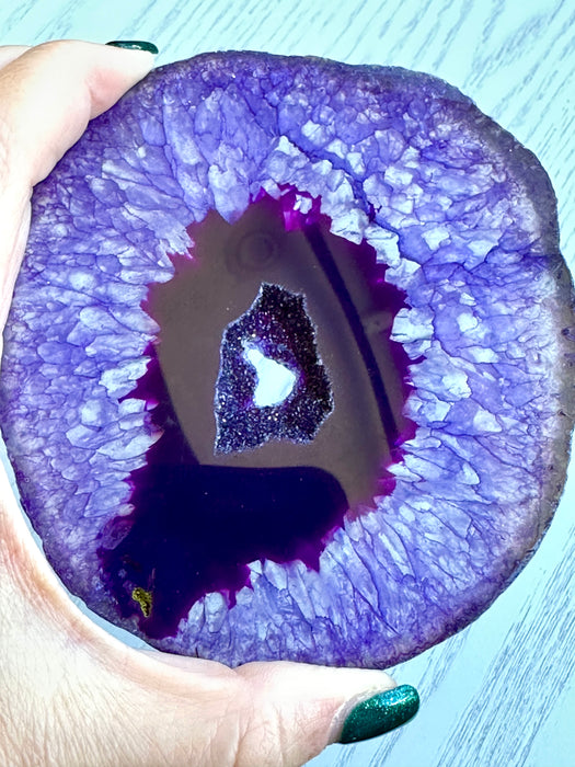 Agate Slice - Purple - Various Choices