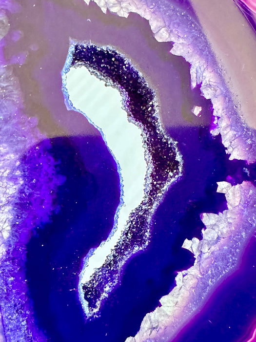 Agate Slice - Purple - Various Choices