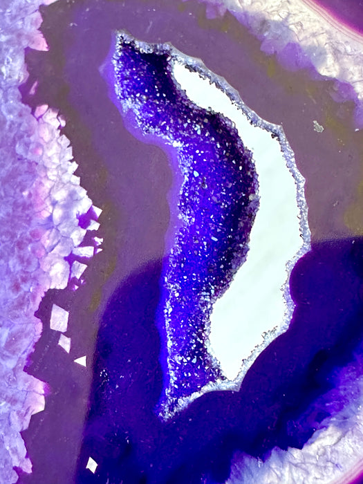 Agate Slice - Purple - Various Choices