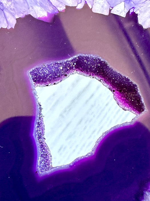 Agate Slice - Purple - Various Choices