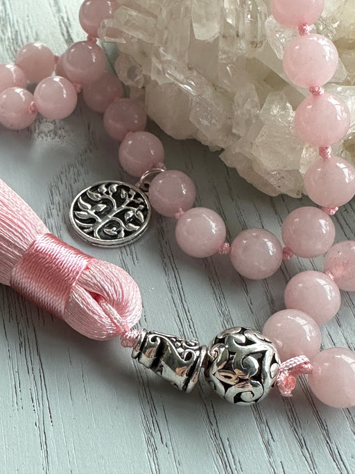 Mala Crystal Bead Necklace