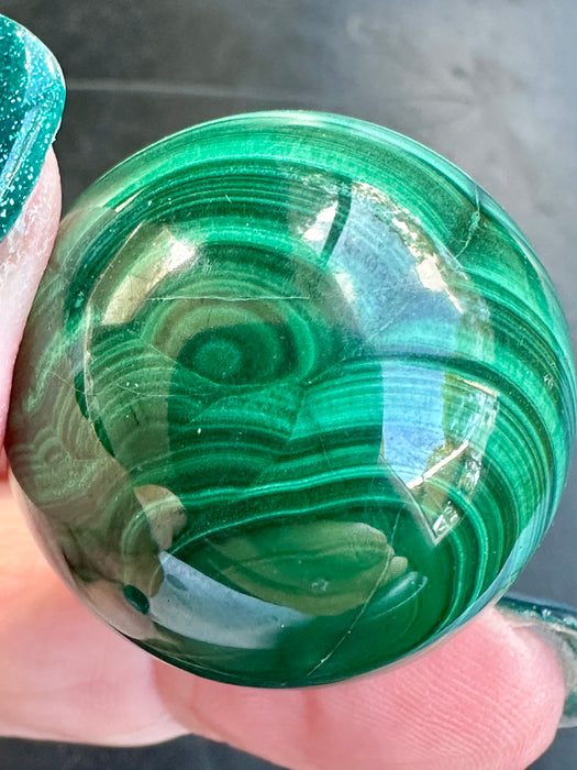 Malachite Crystal Sphere
