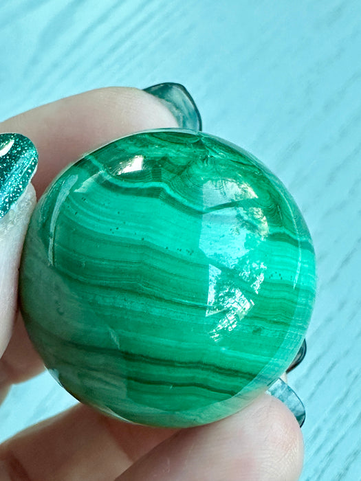 Malachite Crystal Sphere