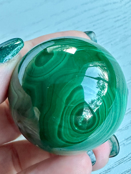 Malachite Crystal Sphere