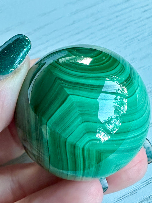 Malachite Crystal Sphere