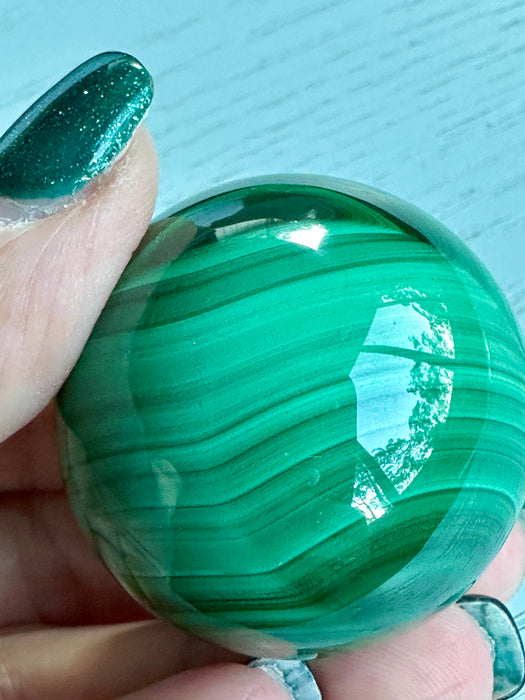 Malachite Crystal Sphere