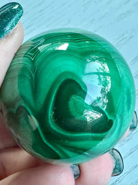 Malachite Crystal Sphere