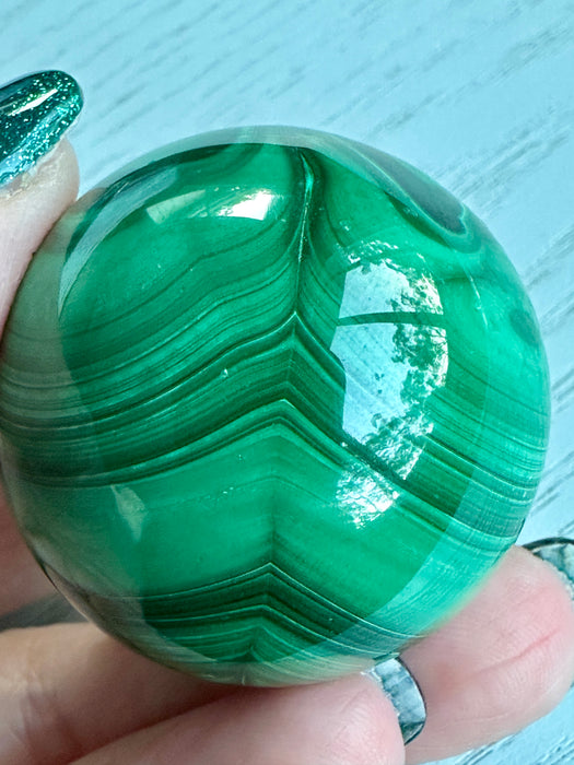 Malachite Crystal Sphere