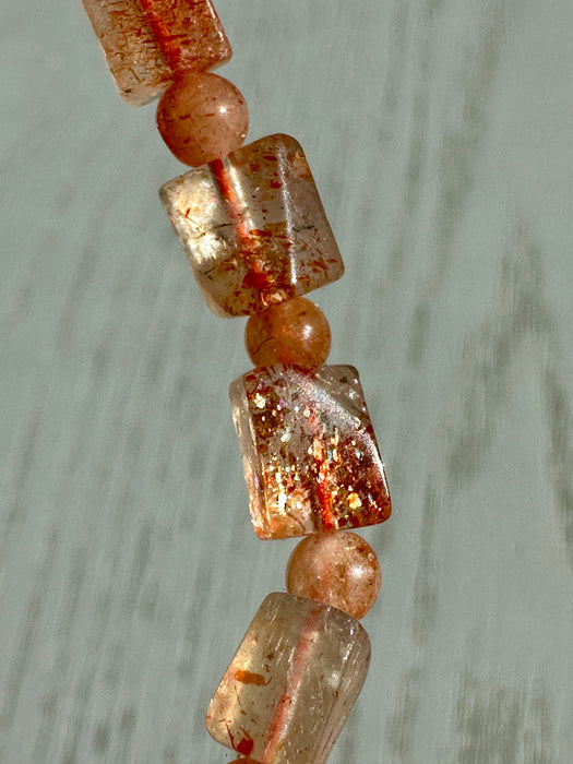 Golden Sunstone Bead Bracelets