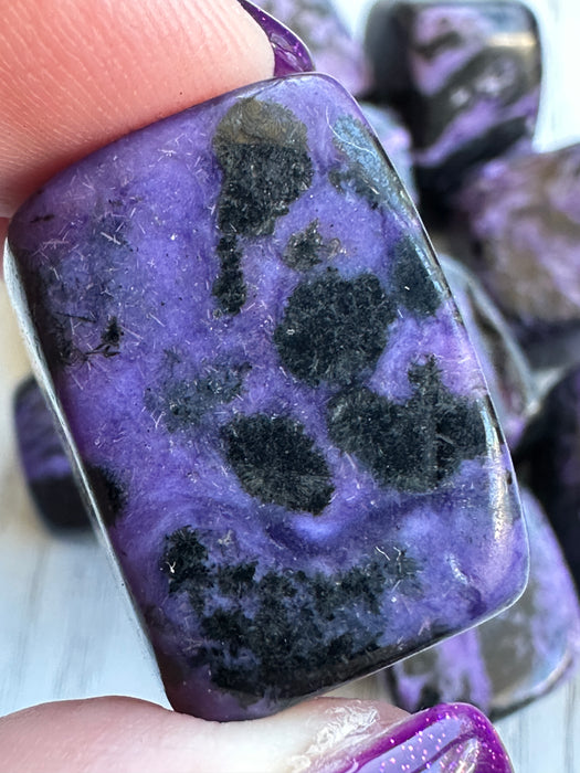 Charoite Crystal Tumbled Stones