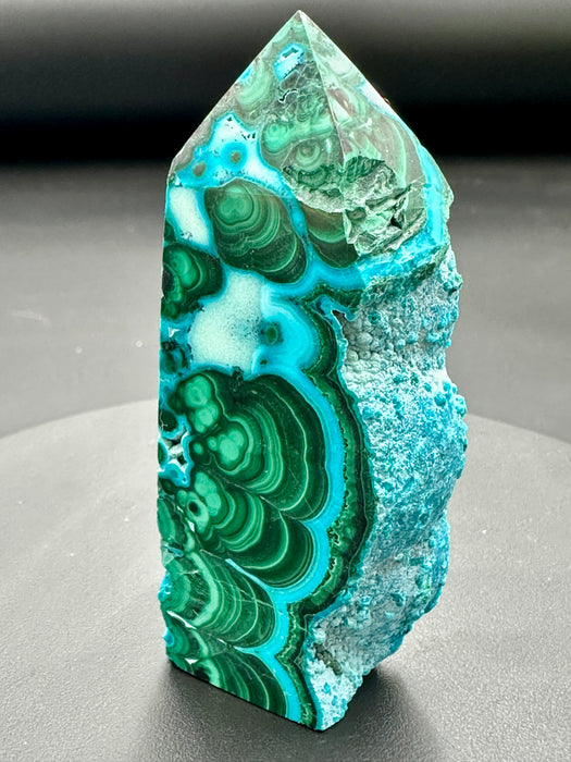 Chrysocolla Malachite Point - Various Options