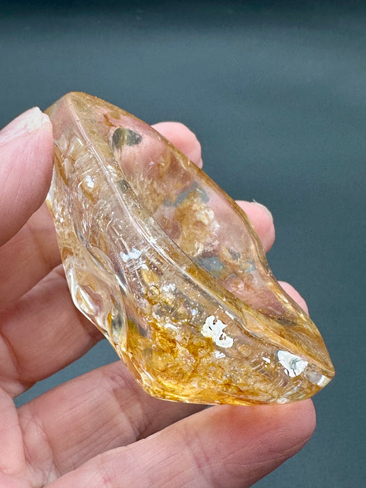 Golden Healer in Clear Quartz Small Bowl
