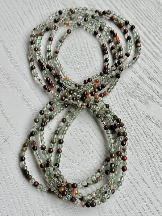 Garden Quartz 3-Row Bracelet Necklace