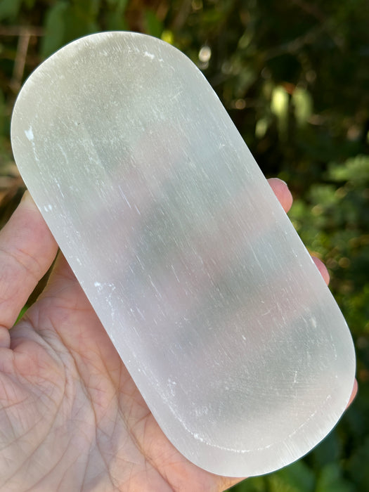 Selenite/Satin Spar Charging Plate