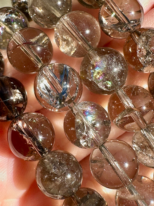 Smoky Quartz Bead Bracelet