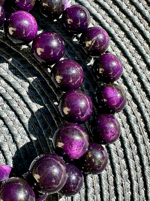 Purpurite Bead Bracelet