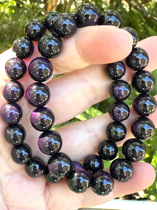 Purpurite Bead Bracelet