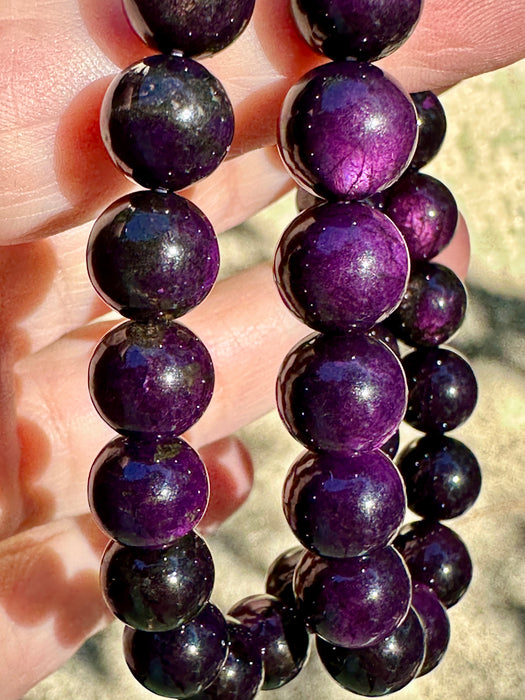 Purpurite Bead Bracelet