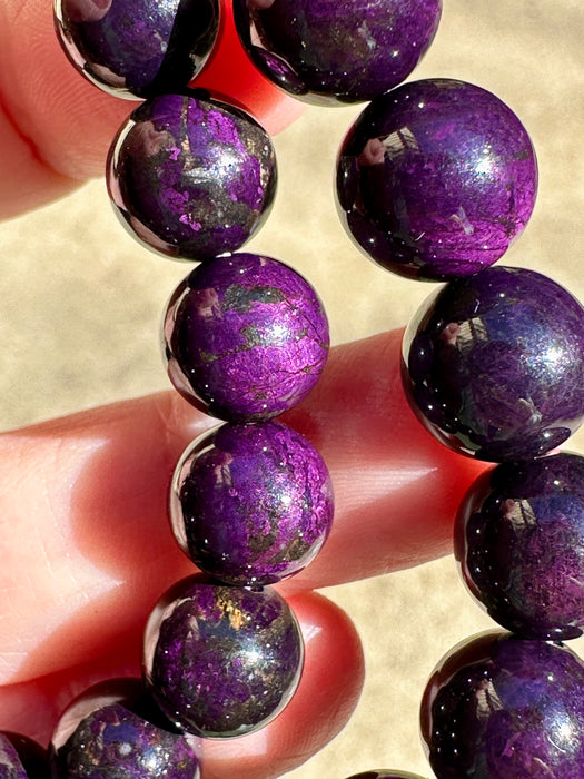 Purpurite Bead Bracelet