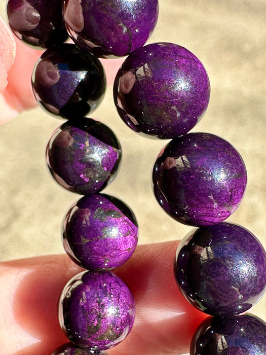 Purpurite Bead Bracelet