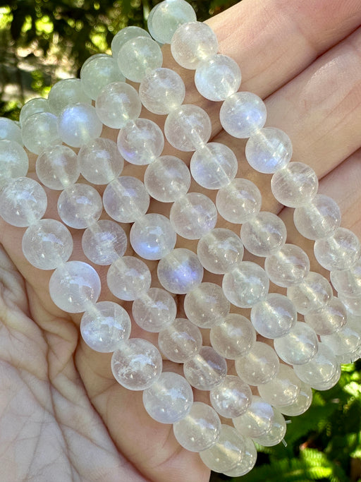 Moonstone Bead Bracelet