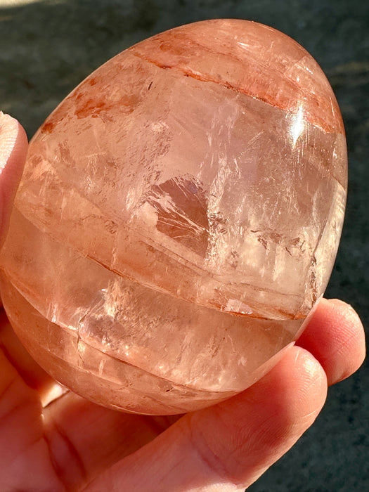 Fire Quartz Egg (Hematoid Quartz