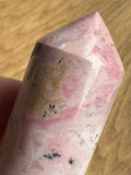 Rhodonite Pointed Wand Peru Crystal