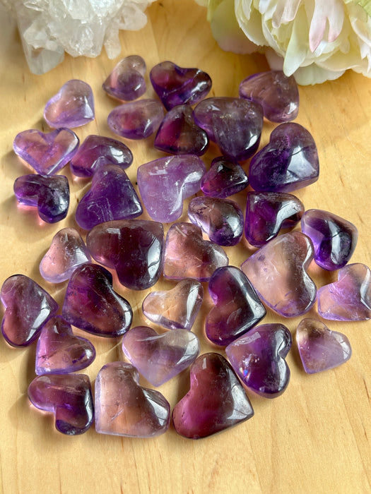 Amethyst Crystal Heart