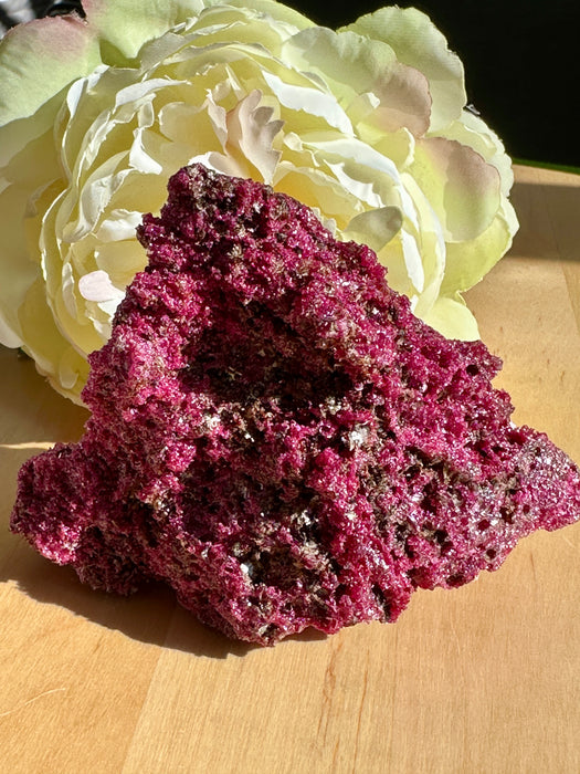 Honeycomb Ruby Mineral Specimen Crystal