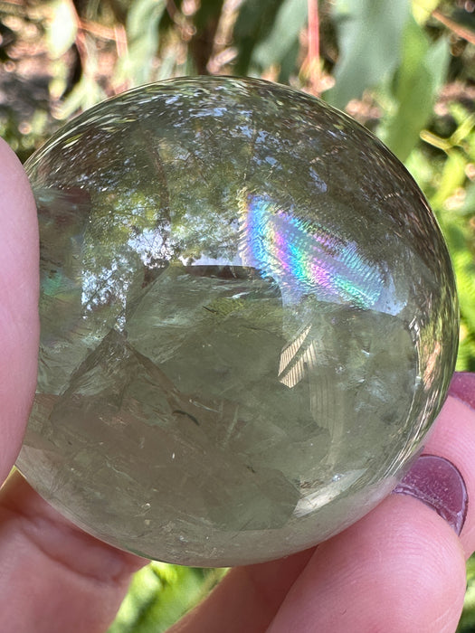 Green Amethyst (Prasiolite/Green Quartz/Vermarine) Sphere