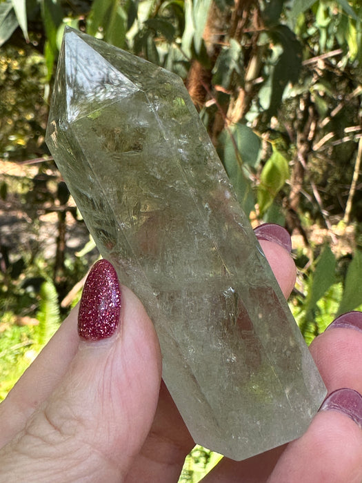 Green Amethyst (Prasiolite/Green Quartz/Vermarine) Point