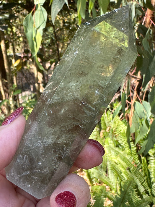 Green Amethyst (Prasiolite/Green Quartz/Vermarine) Point