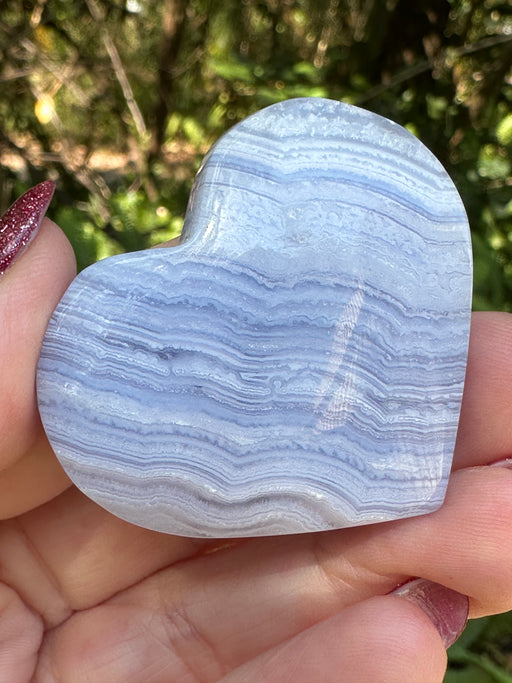 Blue Lace Agate Heart