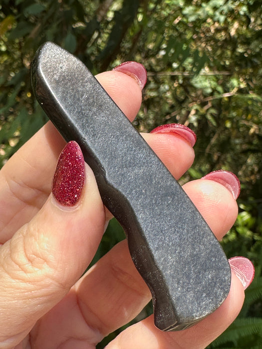 Silver Sheen Obsidian Mini Knife/Dagger