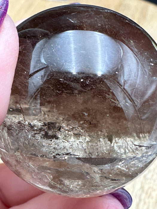 Rare Skeleton (Elestial) Quartz Sphere