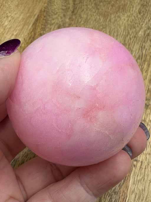 Pink Aragonite Sphere