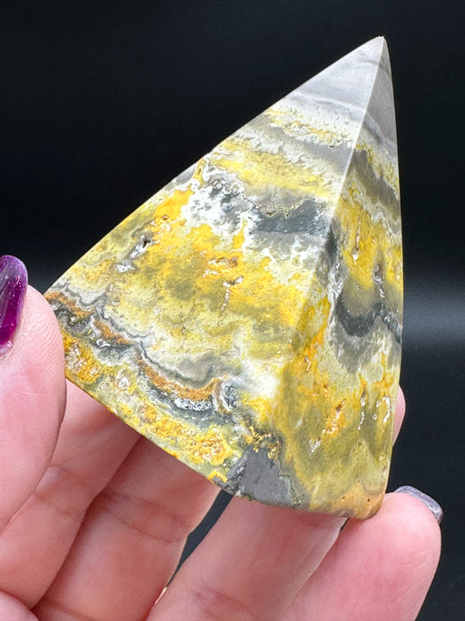 Bumblebee Jasper Pyramid