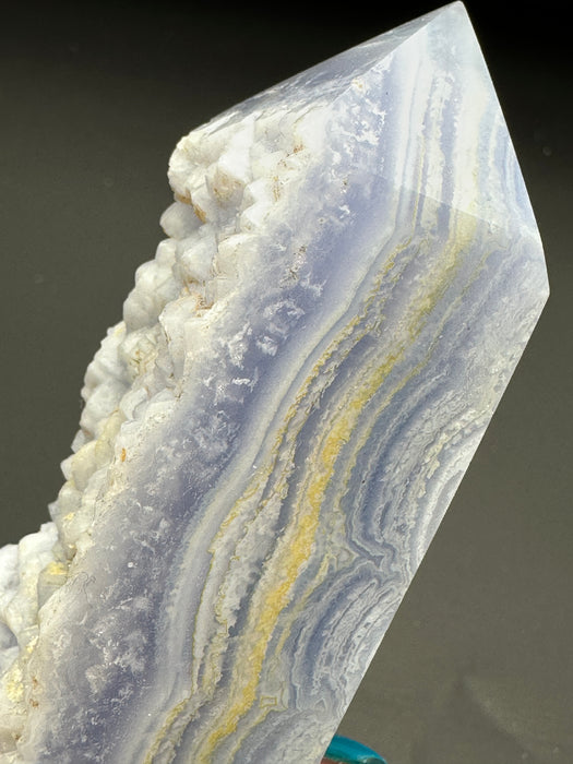 Blue Lace Agate Raw Crystal Tower