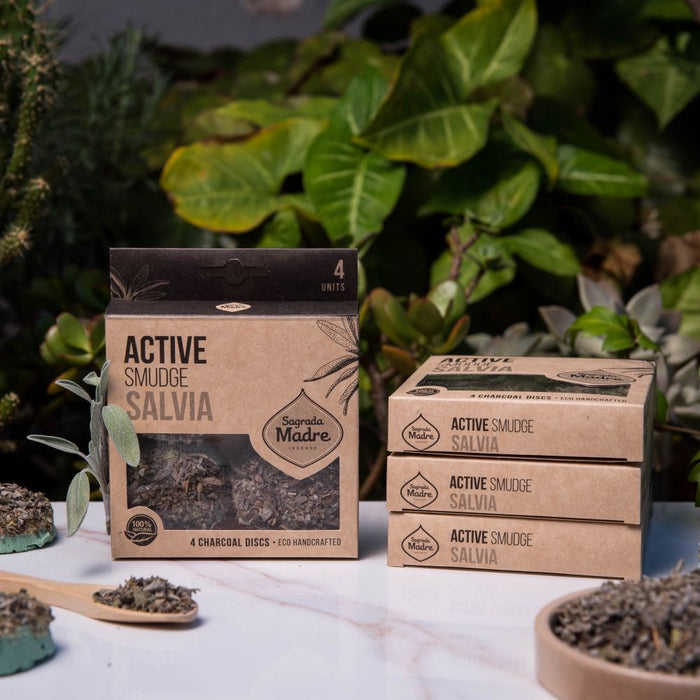 White Sage Charcoal Smudging Discs Sagrada Madre