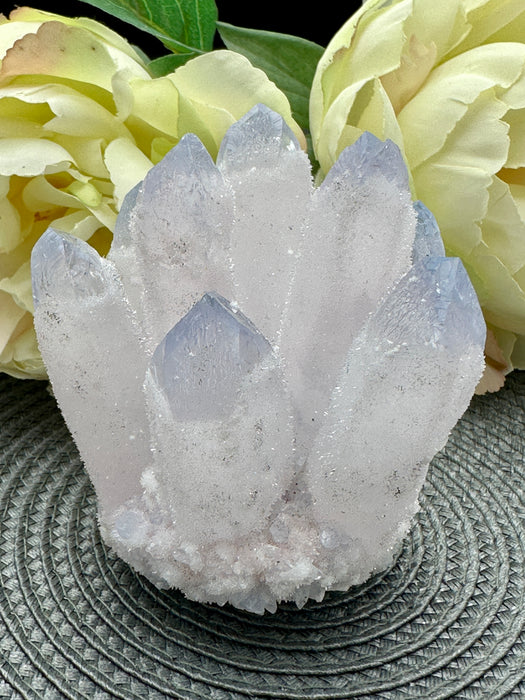 Lilac Phantom Quartz Seed Cluster Crystal